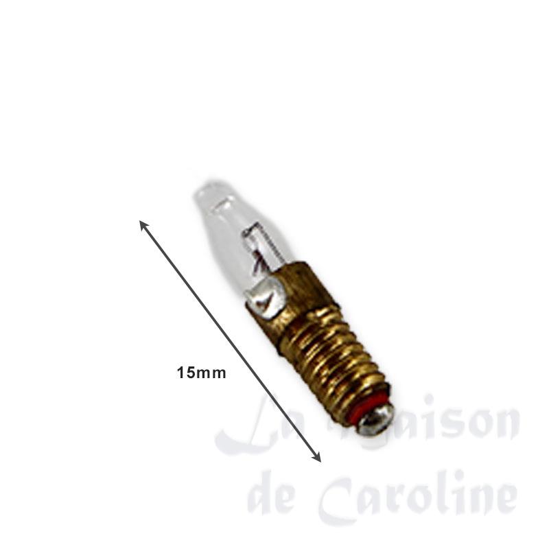 4 mini ampoules Flamme a visser 12V Bilder 1