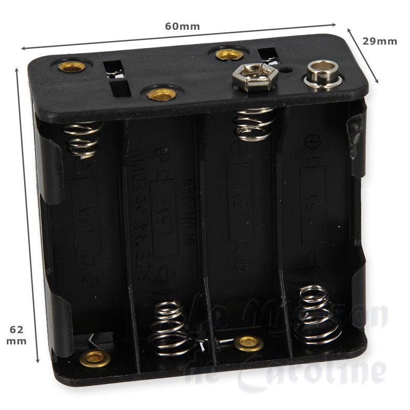 Boitier de raccordement pour 8 piles LR6 Bilder 1