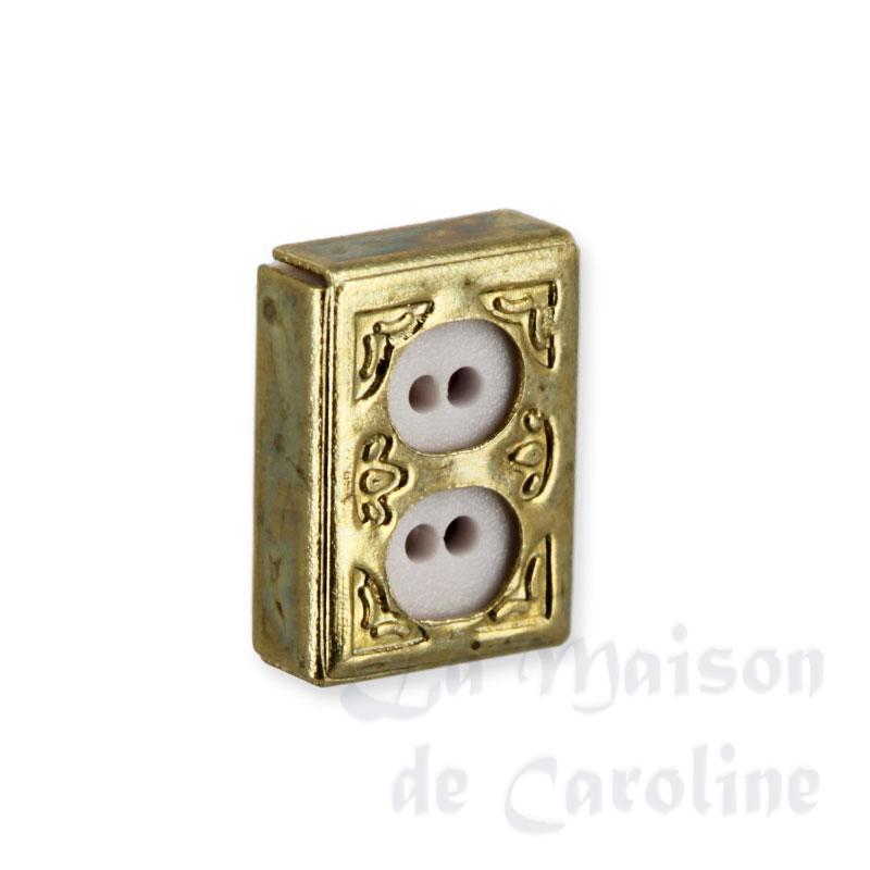 Boitier dore pour prise de courant 2506 Bilder 2