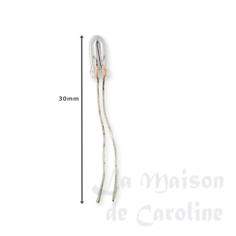 4 Micro ampoules rondes fils rigides 12V Bilder 1