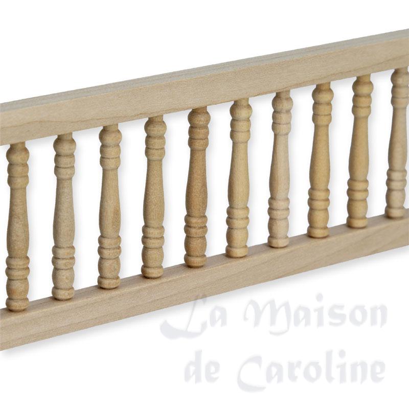 Balustrade décorative pour maisons de poupées 1/12
