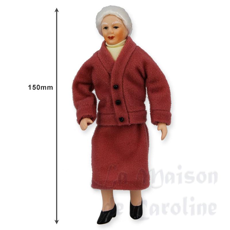 Grand-mere porcelaine tailleur bordeaux Bilder 1