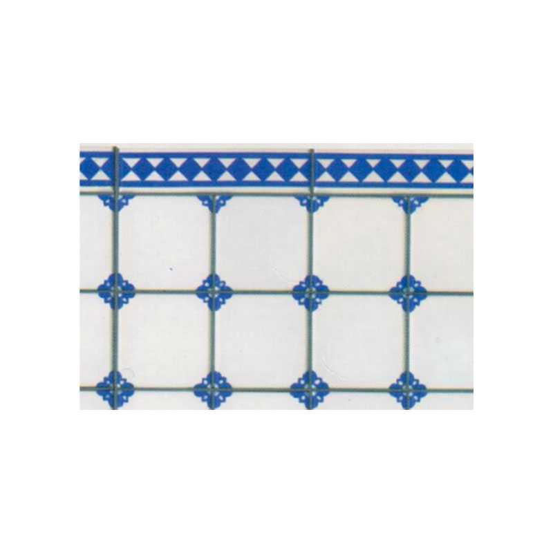 Imitation faience murale bleu-autocoll. pour maisons de poupées 1/12 Imitation faience murale bleu-autocoll. pour maisons de poupées 1/12