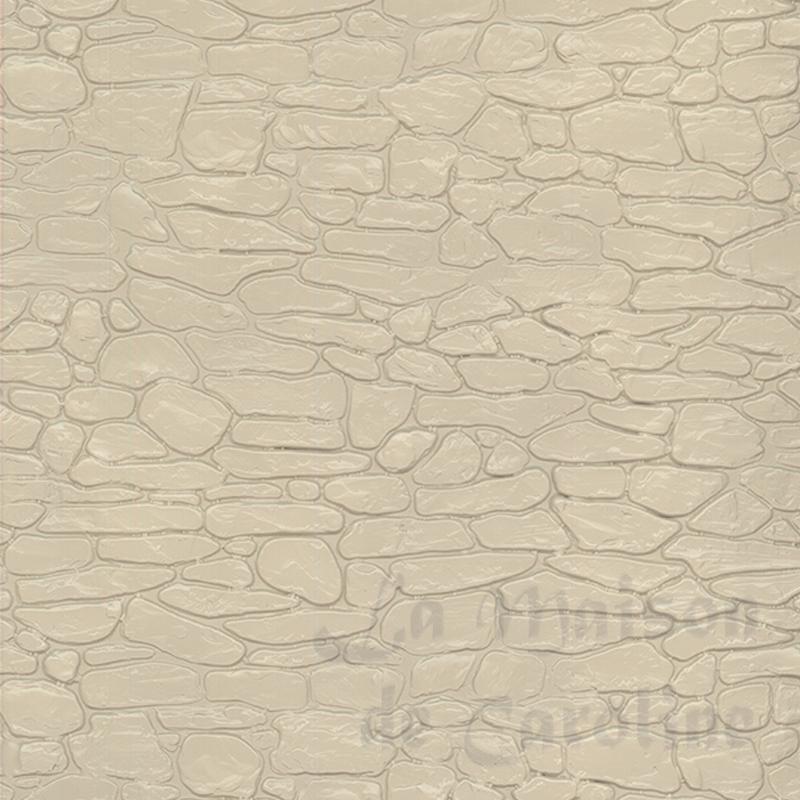 Imitation pierres PVC (60x35cm) pour maisons de poupées 1/12