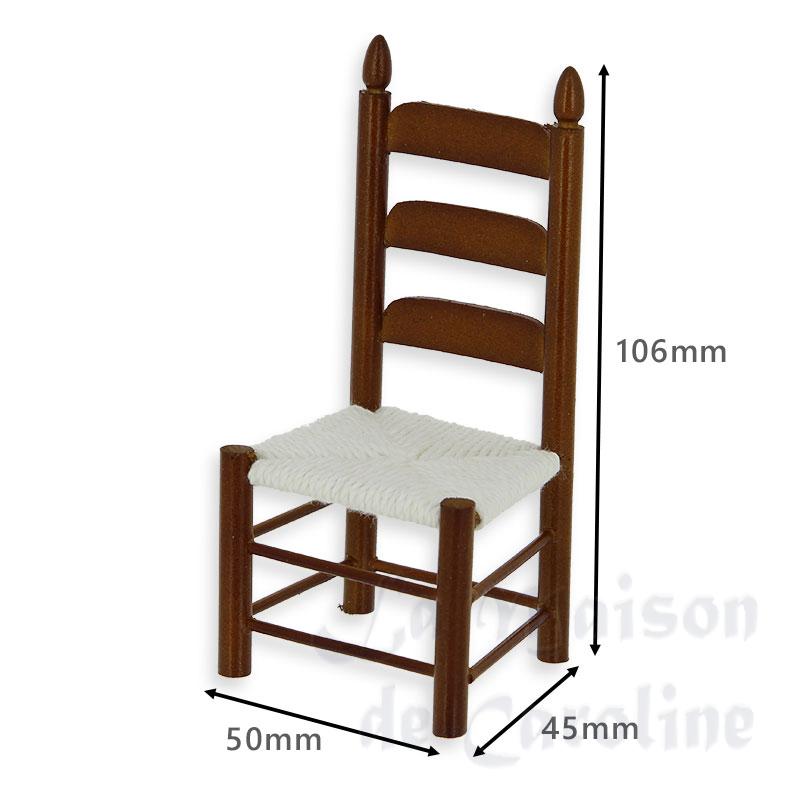 Chaise paillee noyer Bilder 1