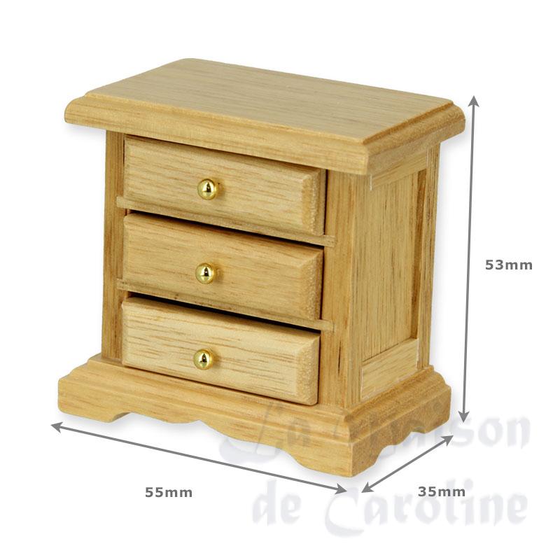 Table de nuit chene clair Bilder 1