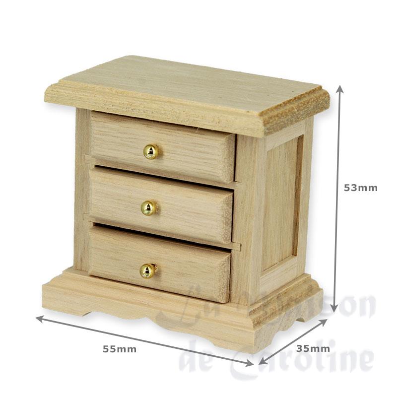 Table de nuit non teintee Bilder 1