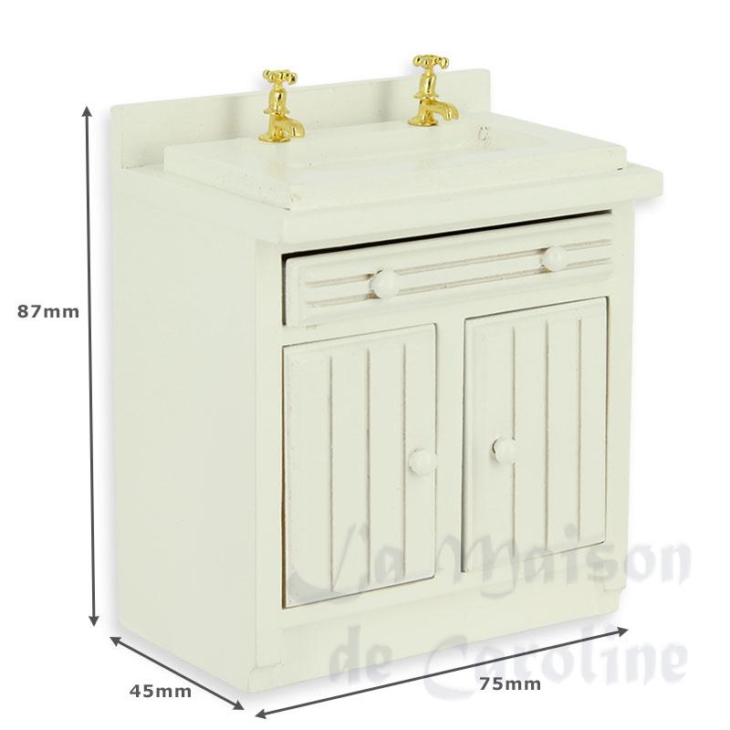 Element cuisine evier blanc Bilder 1