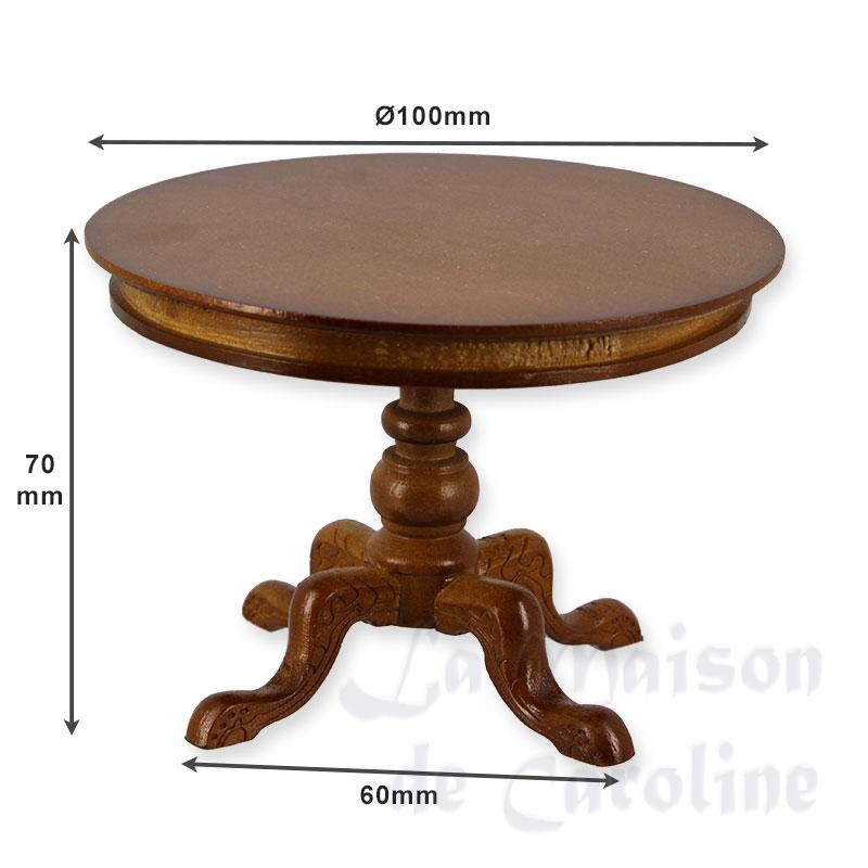Table ronde noyer Bilder 1