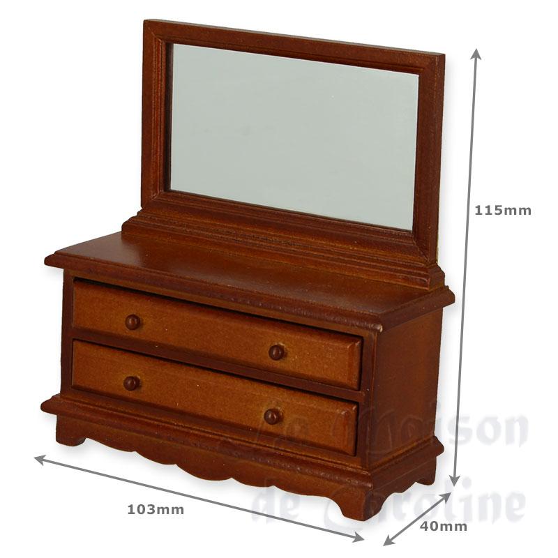 Meuble de toilette merisier Bilder 1