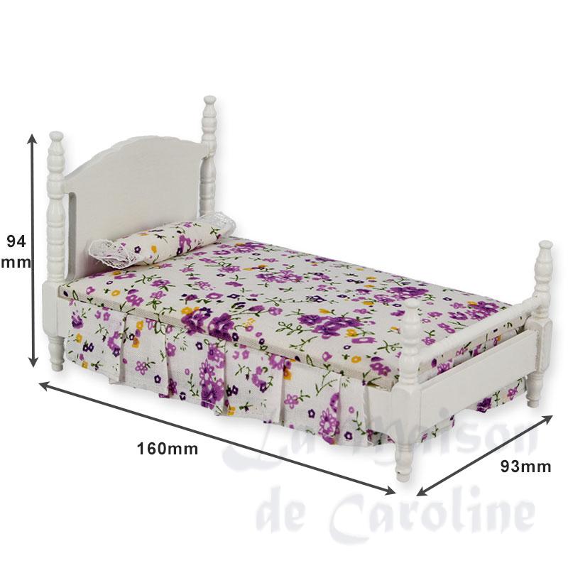 Lit simple blanc Bilder 1
