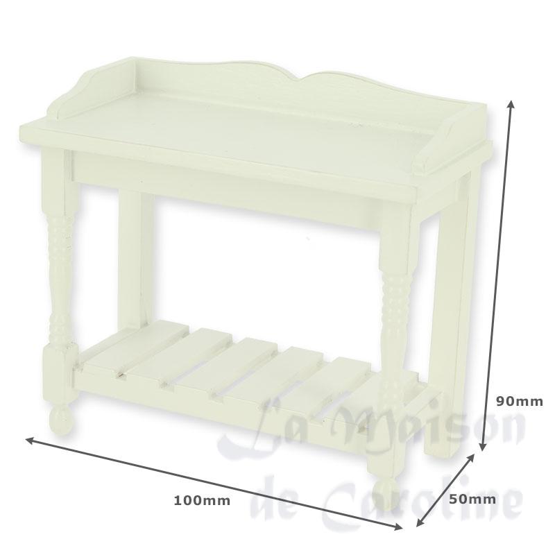 Table de travail blanc Bilder 1