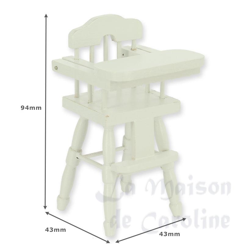 Chaise bebe blanche Bilder 1