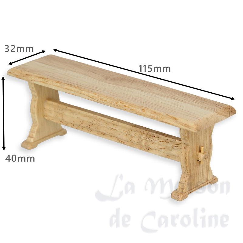 Banc simple chene clair Bilder 1