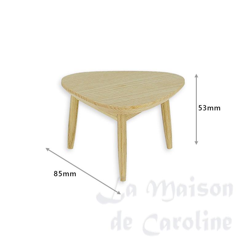 Table triangulaire nature Bilder 1