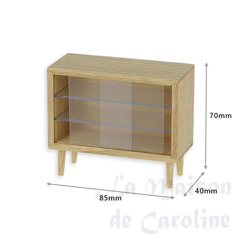 Buffet 2 portes moderne frene/Plexi Bilder 1