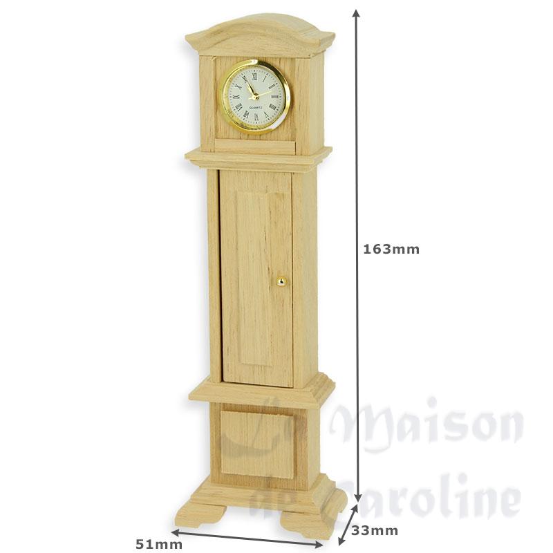 Horloge fonctionelle non vernie Bilder 1