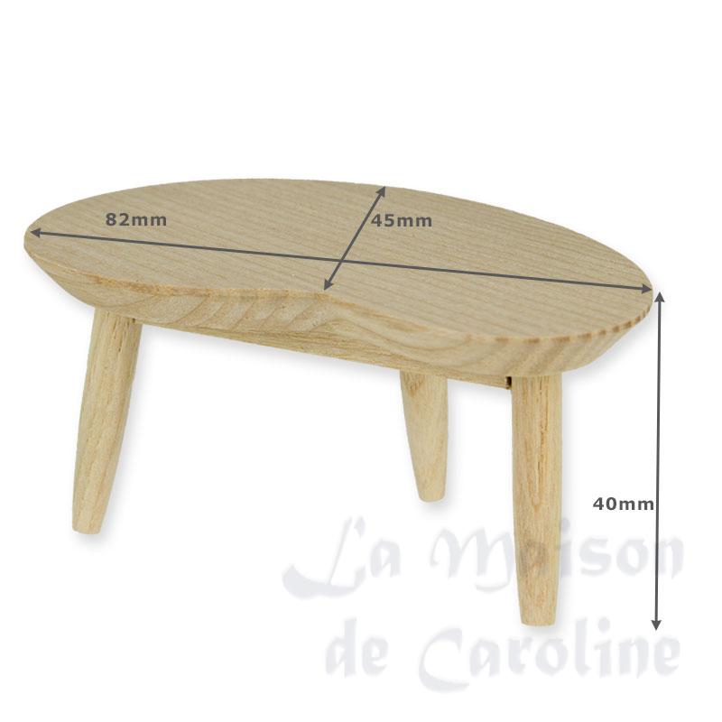 Table basse Art déco frene nature Bilder 1