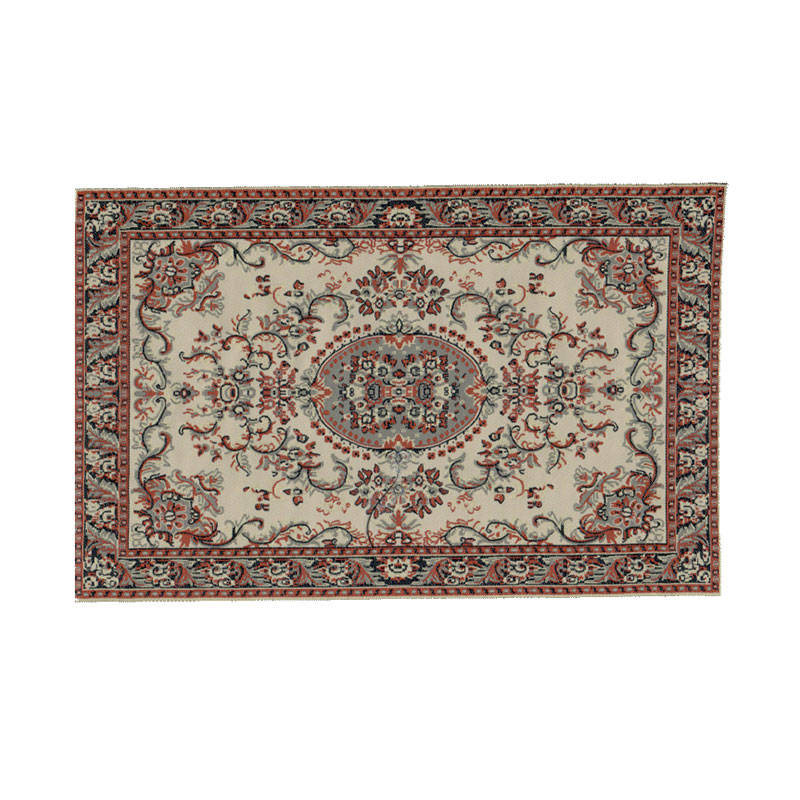 Tapis persan Beige pour maisons de poupées 1/12