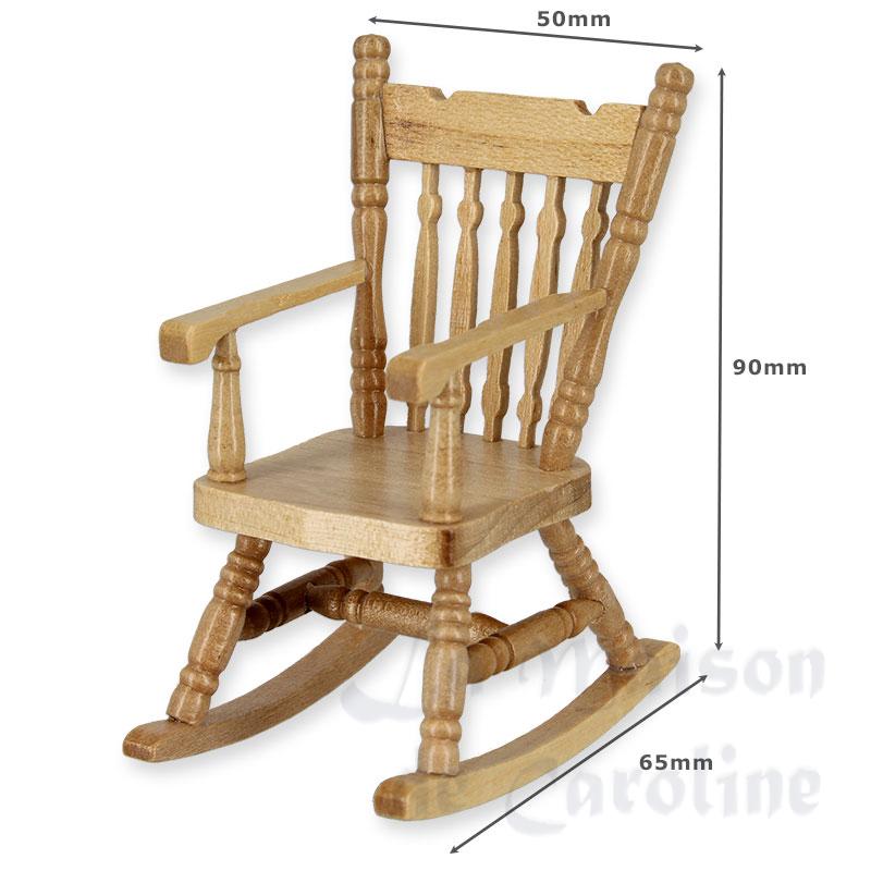 Rocking Chair chene clair Bilder 1