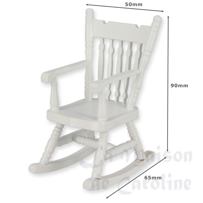 Rocking Chair blanc Bilder 1