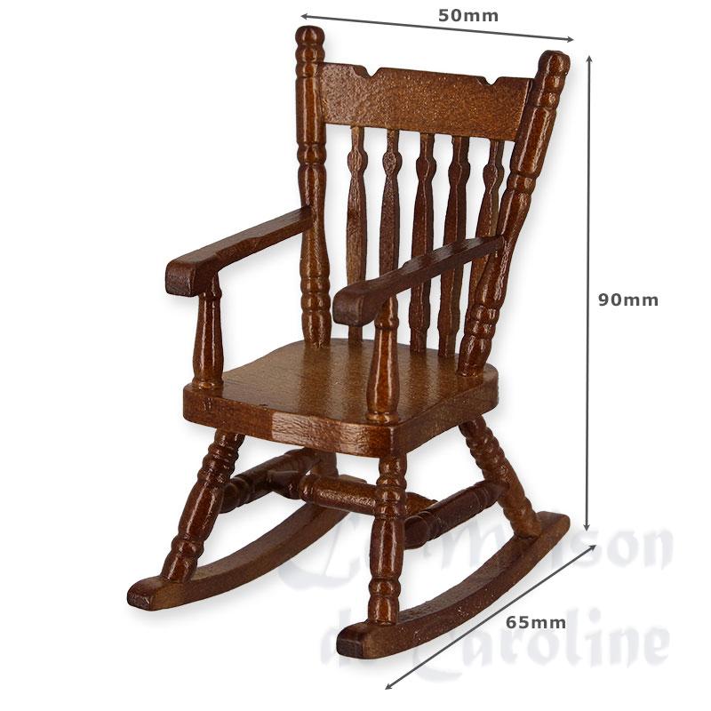 Rocking Chair noyer Bilder 1