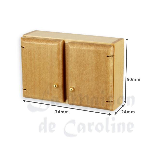 Element cuisine suspendu chene clair meuble miniature 1/12 photo 2 Element cuisine suspendu chene clair meuble miniature 1/12 photo 2