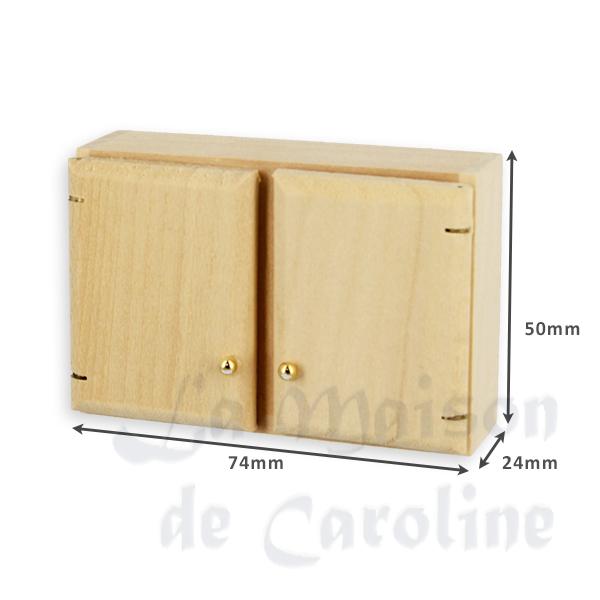 Element cuisine suspendu non verni meuble miniature 1/12 photo 2