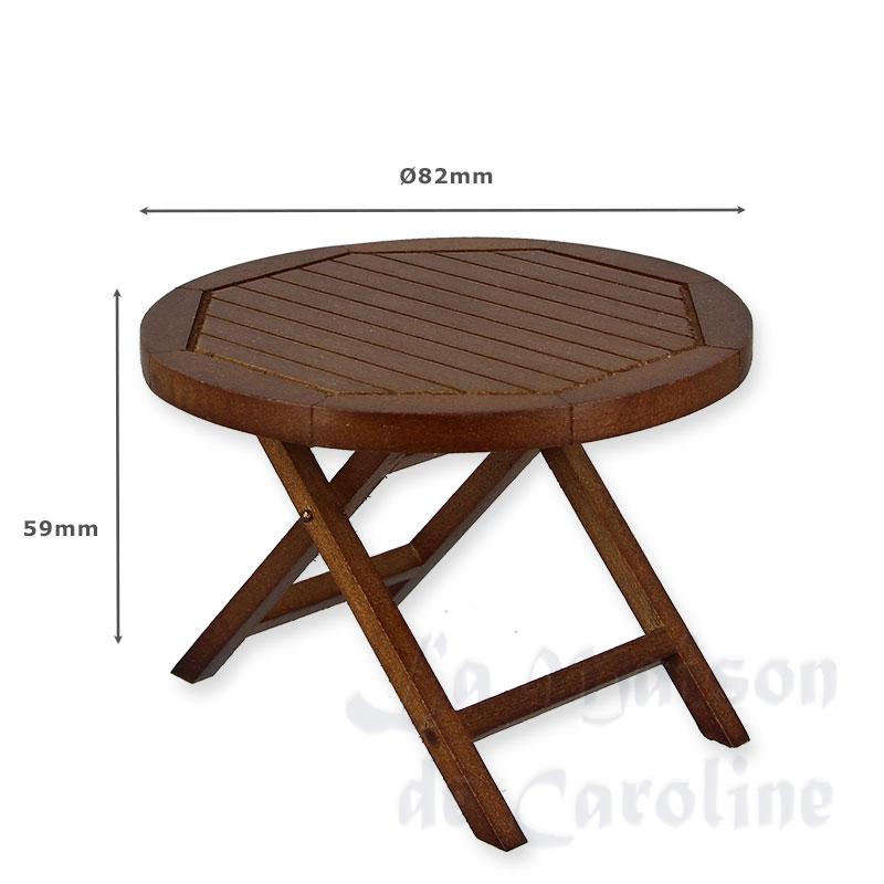 Table de jardin noyer Bilder 1