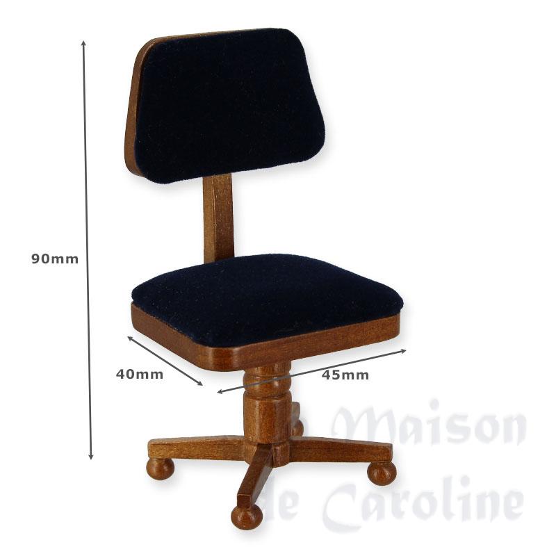 Chaise de bureau noyer Bilder 1