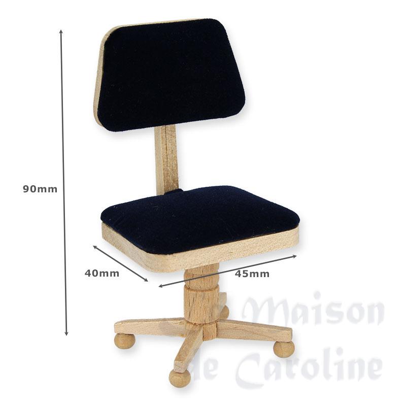 Chaise de bureau non vernie Bilder 1