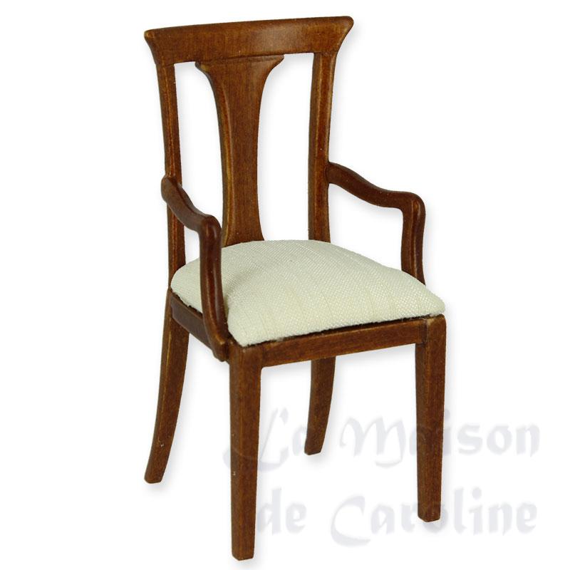Chaise à accoudoirs Louis Philippe, Meubles de collection Trianon
