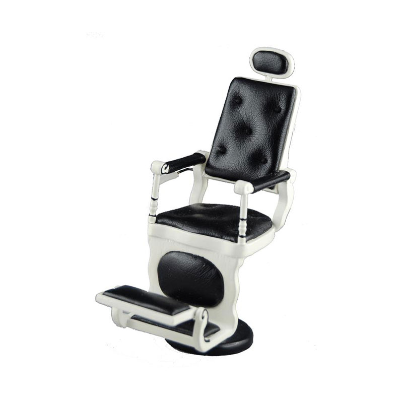 Chaise de dentiste noir et blanc, Meubles de collection Trianon