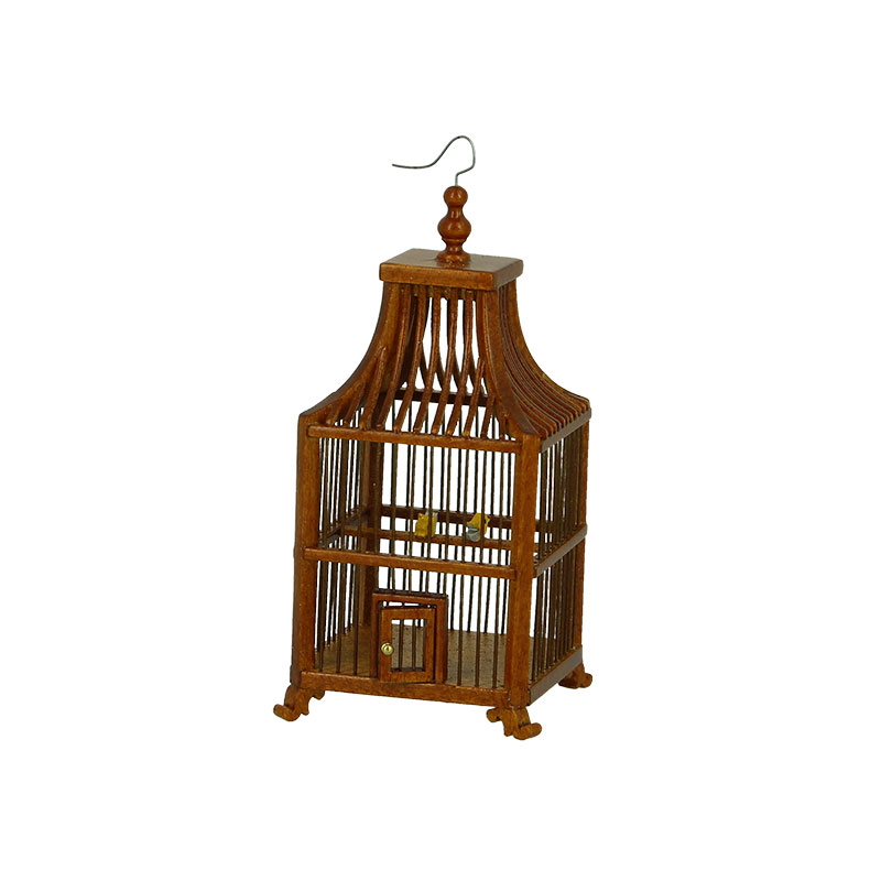 Cage à oiseaux merisier, Meubles de collection Trianon