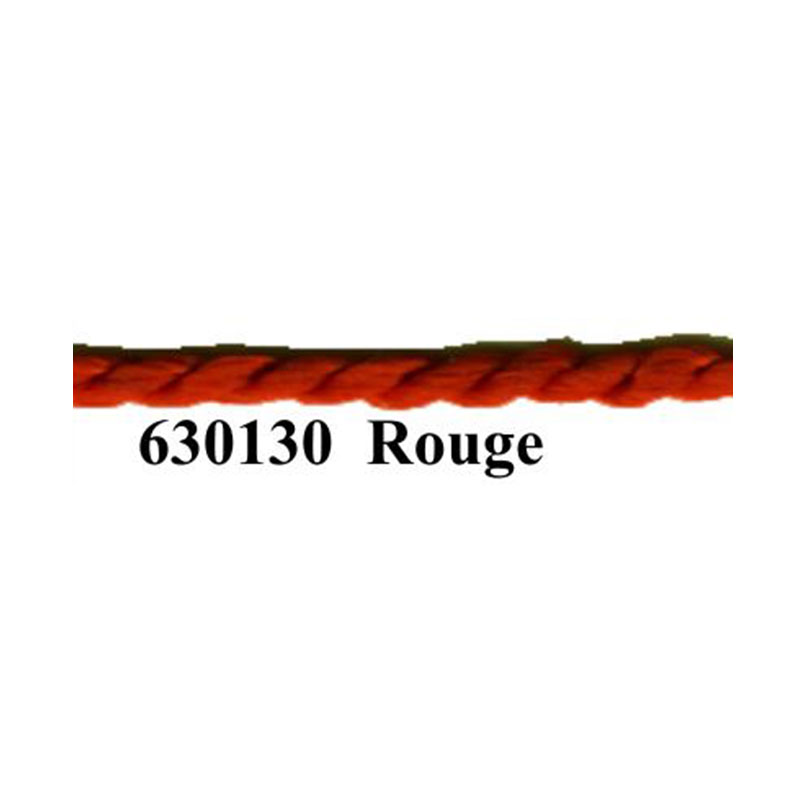 Cordelette 3mm rouge - 2m, Mur