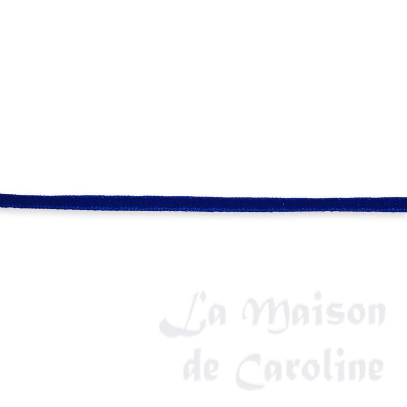 Double satin bleu 1.5mm - 2 m pour maisons de poupées 1/12 Double satin bleu 1.5mm - 2 m pour maisons de poupées 1/12