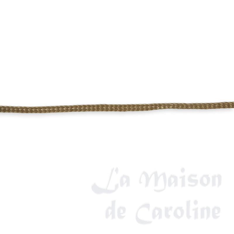 Ruban brun clair 1mm - 2m pour maisons de poupées 1/12 Ruban brun clair 1mm - 2m pour maisons de poupées 1/12