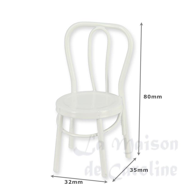 Chaise jardin metal blanc Bilder 1