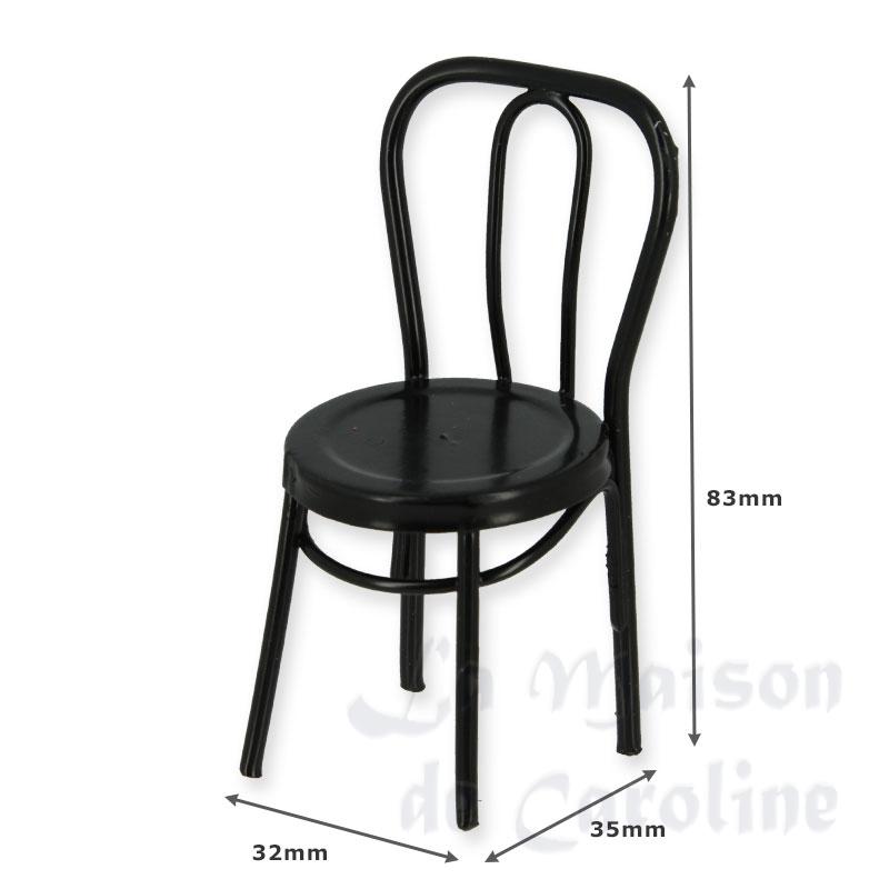 Chaise jardin metal noir Bilder 1