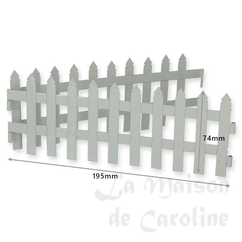 Barrière blanche metallique, 4pcs Bilder 1