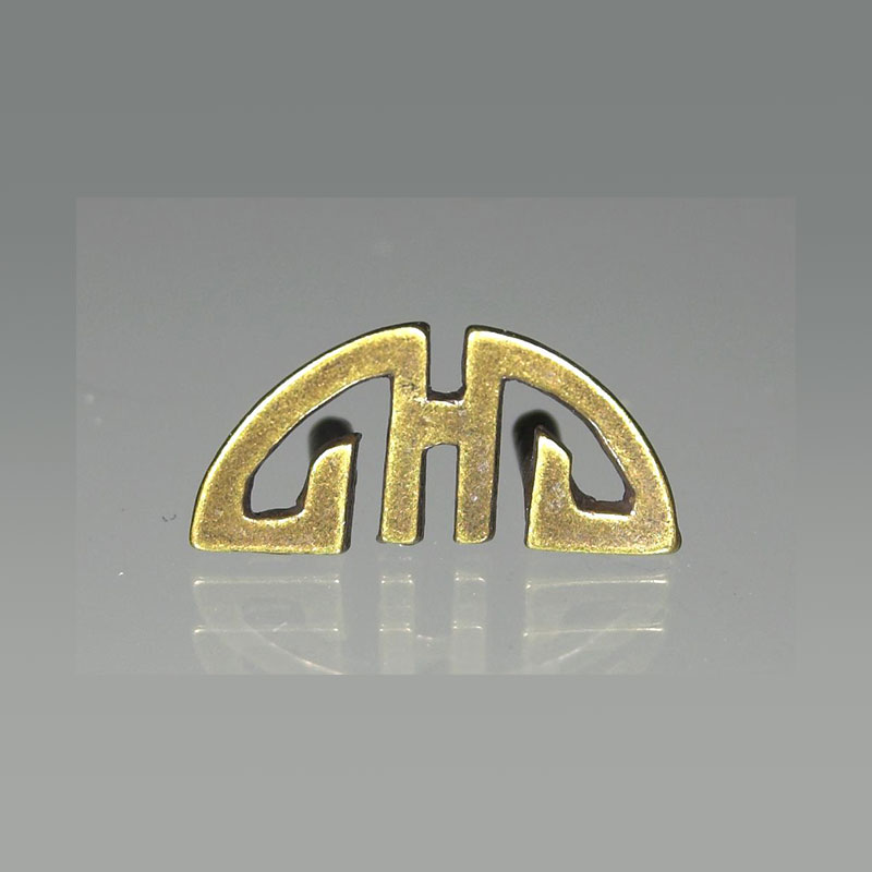 Paire de poignees tiroir demi rond chin pour maisons de poupées 1/12 Paire de poignees tiroir demi rond chin pour maisons de poupées 1/12