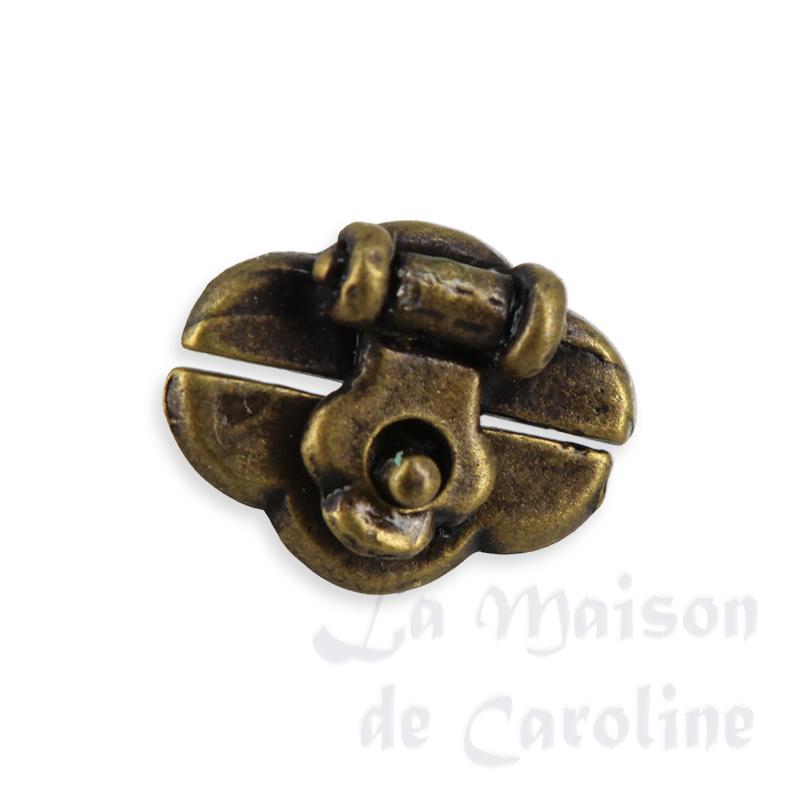 Fermoir pour malles pour maisons de poupées 1/12 Fermoir pour malles pour maisons de poupées 1/12