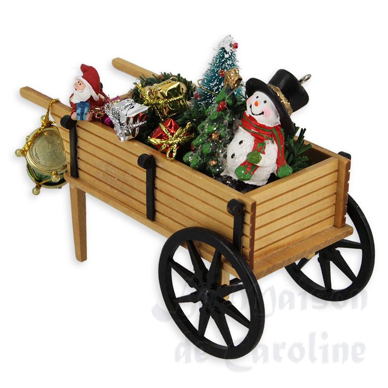 Charriot avec kit Noël - 9 pièces Bilder 1