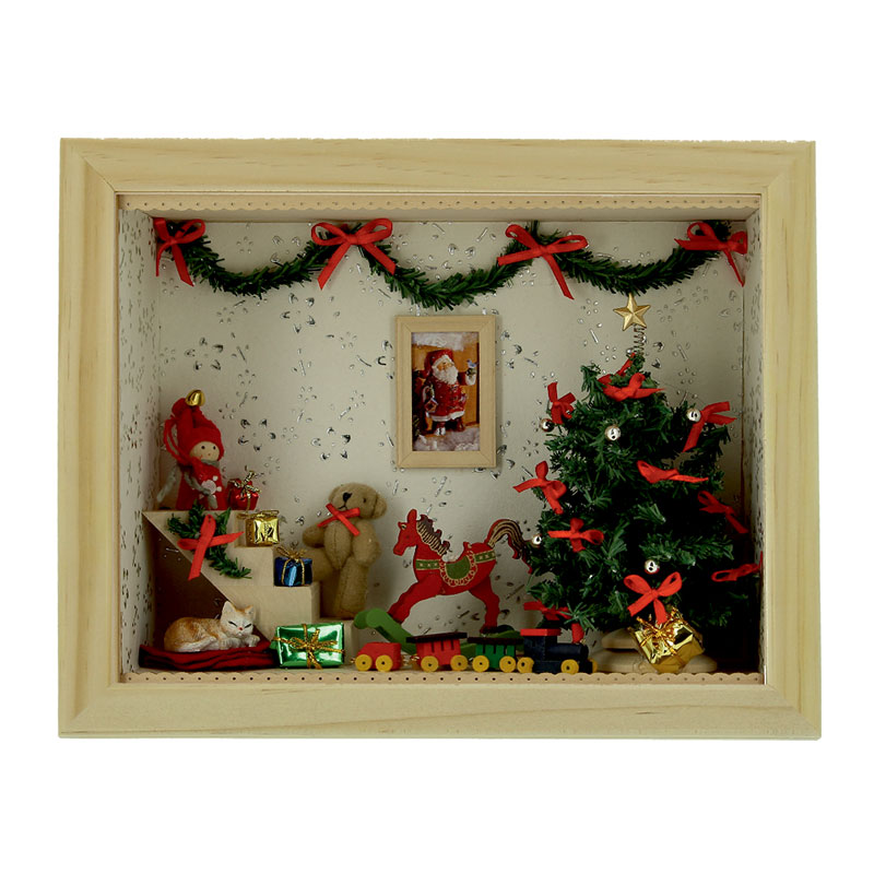 Petite vitrine Noël, Maisons de Poupées et vitrines