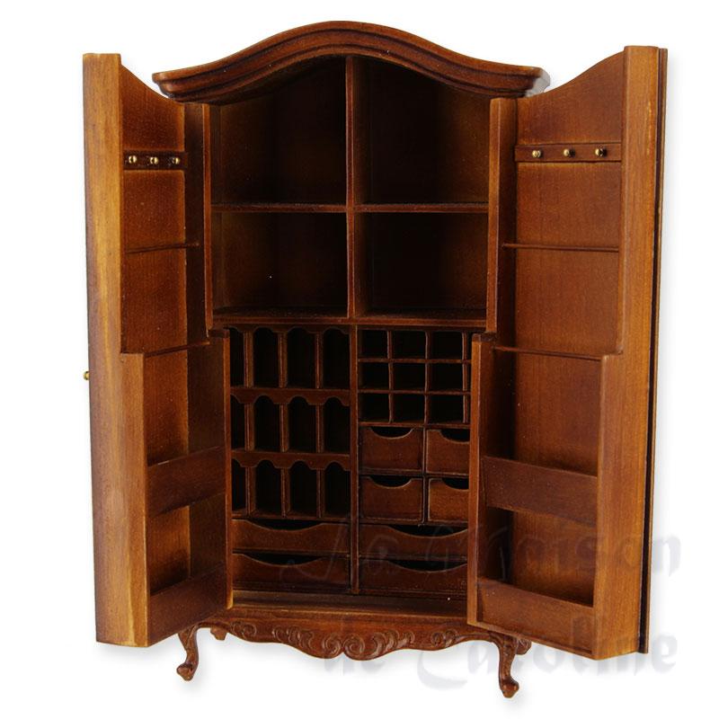 Armoire amenagee noyer - A RECOLLER - meuble de collection Trianon 1/12 photo 3 Armoire amenagee noyer - A RECOLLER - meuble de collection Trianon 1/12 photo 3