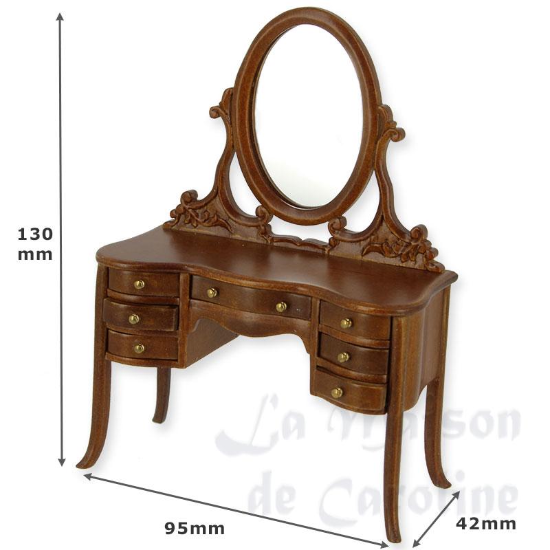 Coiffeuse Louis XV noyer Bilder 1