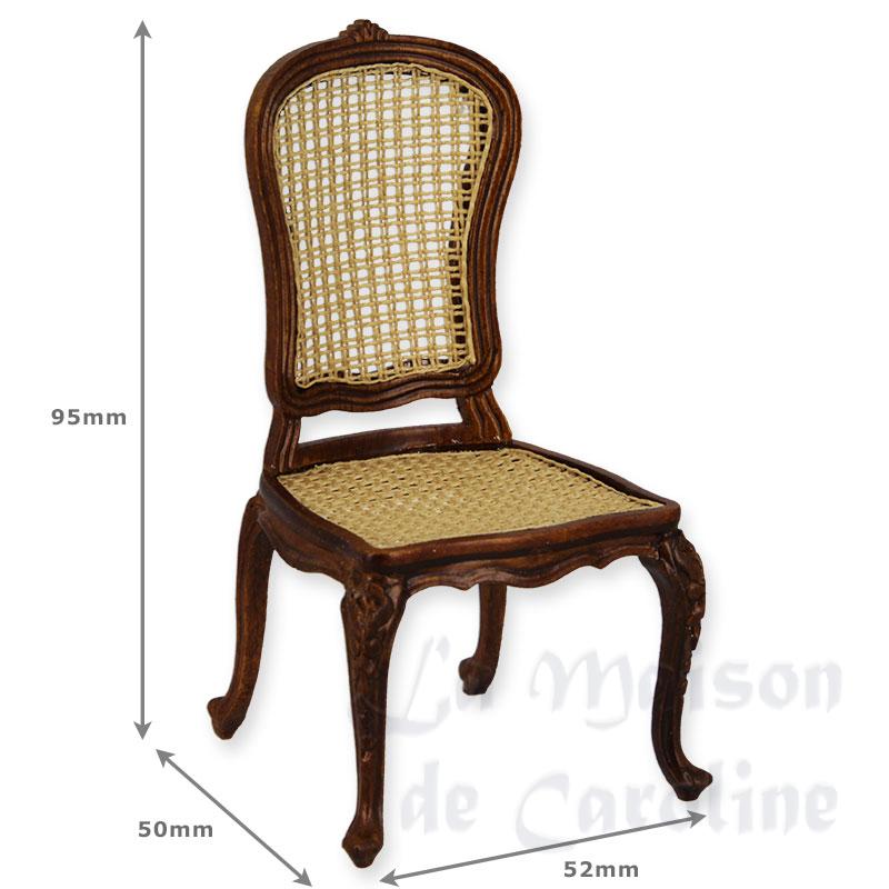 Chaise cannee Louis XV noyer Bilder 1