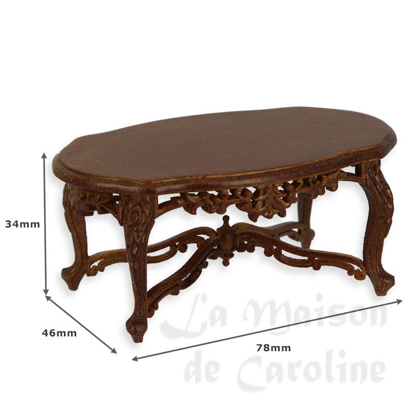 Table basse Louis XV noyer Bilder 1
