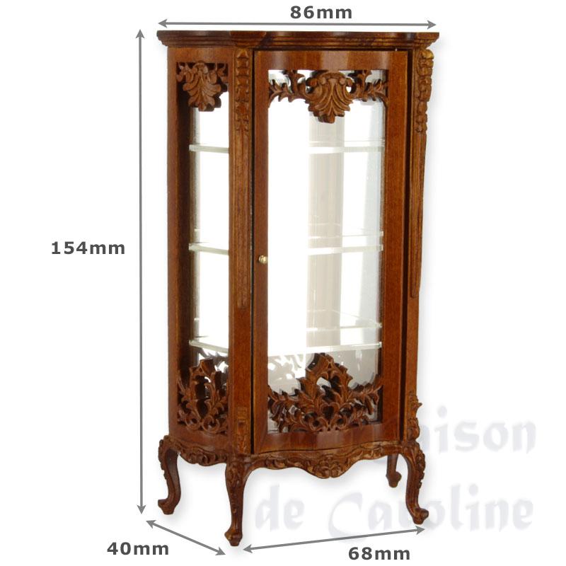 Vitrine Louis XV noyer Bilder 1