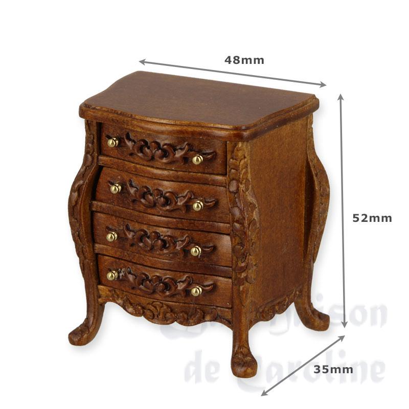 Table de nuit Louis XV noyer Bilder 1